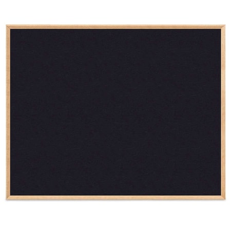 United Visual Products Wood Combo Board, 60"x36", Cherry/Black Porcelain & Cork UVDECORK6036OAK-CHERRY-BLKPORC-CORK